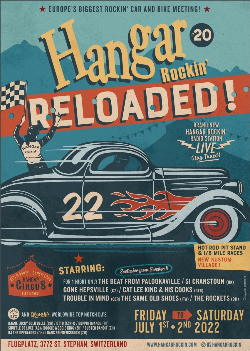 Logo der Veranstaltung «Hangar Rockin Festival #20 - RELOADED!»