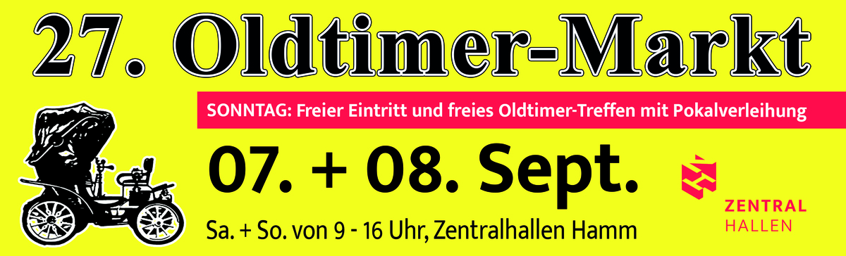 Logo der Veranstaltung «27. Oldtimer-Markt Hamm»