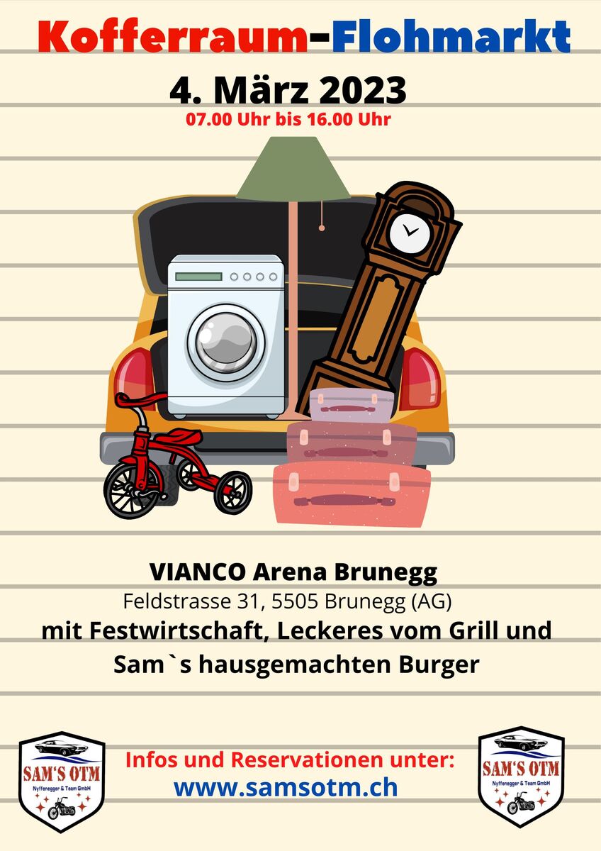 Logo der Veranstaltung «Kofferraumflohmarkt»
