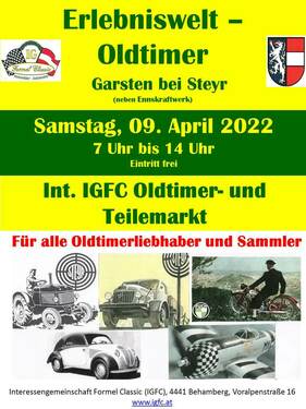 Logo von 67. Int. IGFC Oldtimer- und Teilemarkt