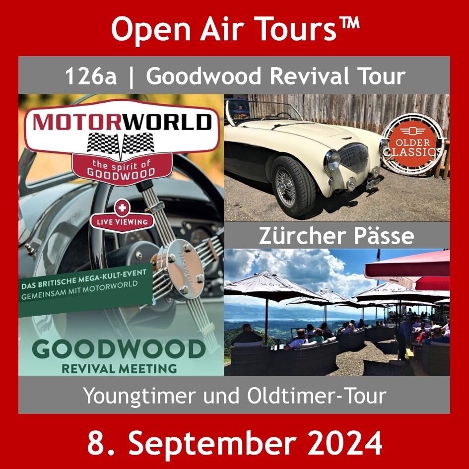 Logo der Veranstaltung «126a | Goodwood Revival Tour»
