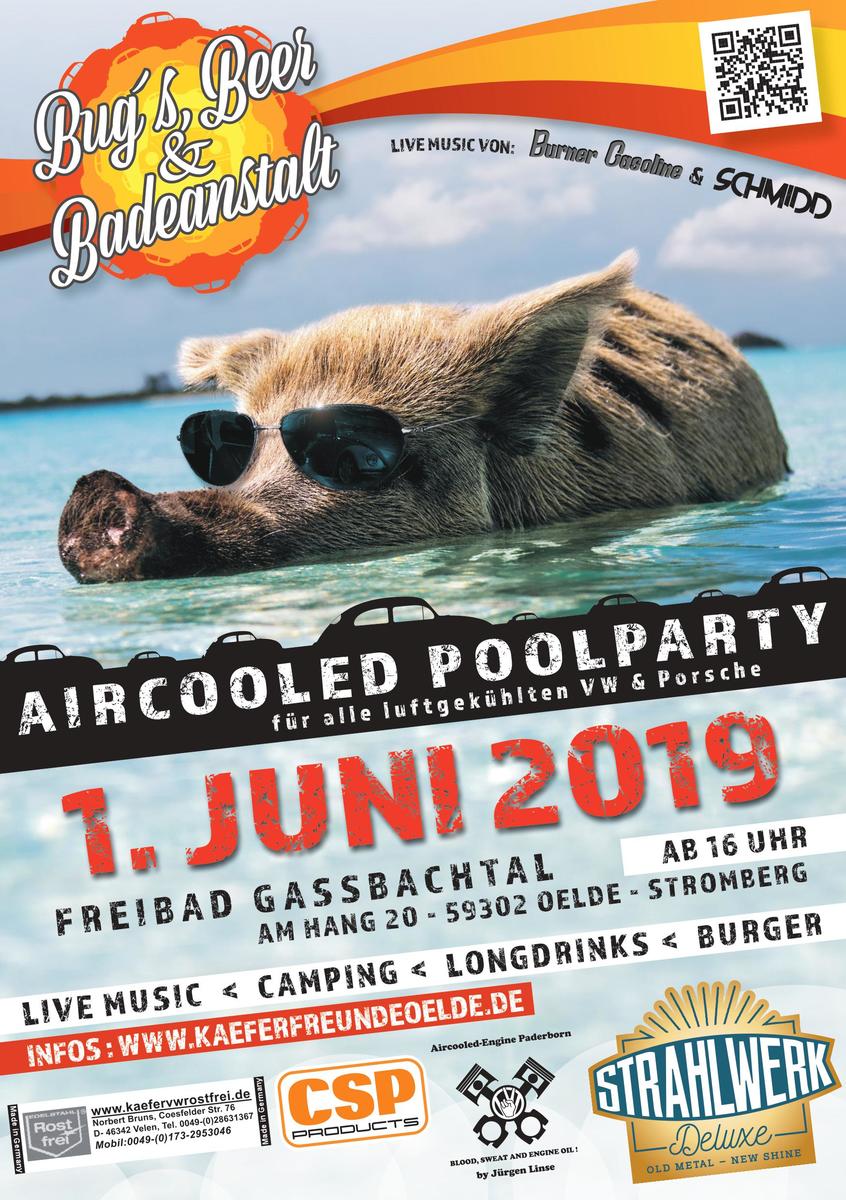 Logo der Veranstaltung «Bug’s Beer & Badeanstalt – Aircooled Poolparty»