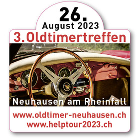 Logo der Veranstaltung «3. Oldtimertreffen Neuhausen am Rheinfall» Logo der Veranstaltung «3. Oldtimertreffen Neuhausen am Rheinfall»
