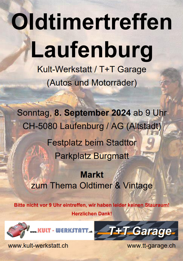 Logo der Veranstaltung «Oldtimertreffen Laufenburg»