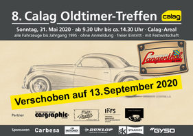 Logo der Veranstaltung «8. Calag Oldtimer-Treffen» Logo der Veranstaltung «8. Calag Oldtimer-Treffen»