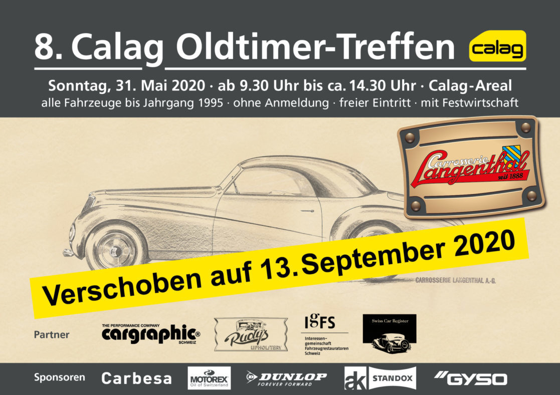 Logo der Veranstaltung «8. Calag Oldtimer-Treffen»