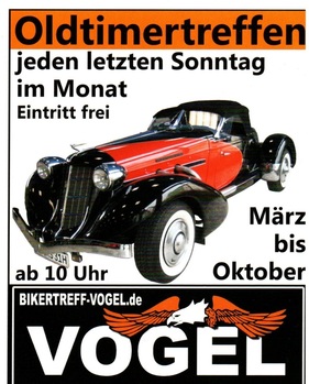 Logo der Veranstaltung «Klassikertreffen Bikertreff Vogels Wiese Saisonbeginn»