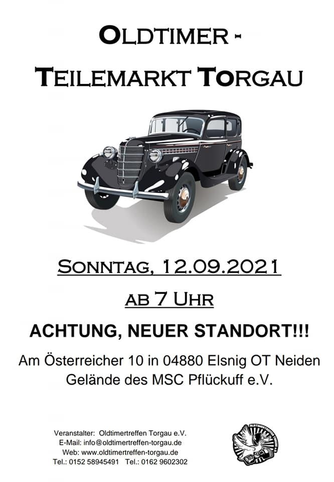 Logo der Veranstaltung «Oldtimer - Teilemarkt Torgau»