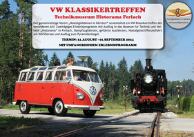Logo der Veranstaltung «Zweitägiges VW Klassikertreffen im Technikmuseum Historama»