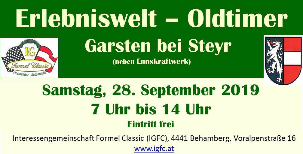 Logo der Veranstaltung «65. Int. IGFC Oldtimer- und Teilemarkt»