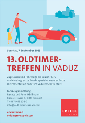 Logo der Veranstaltung «13. Oldtimertreffen Vaduz»