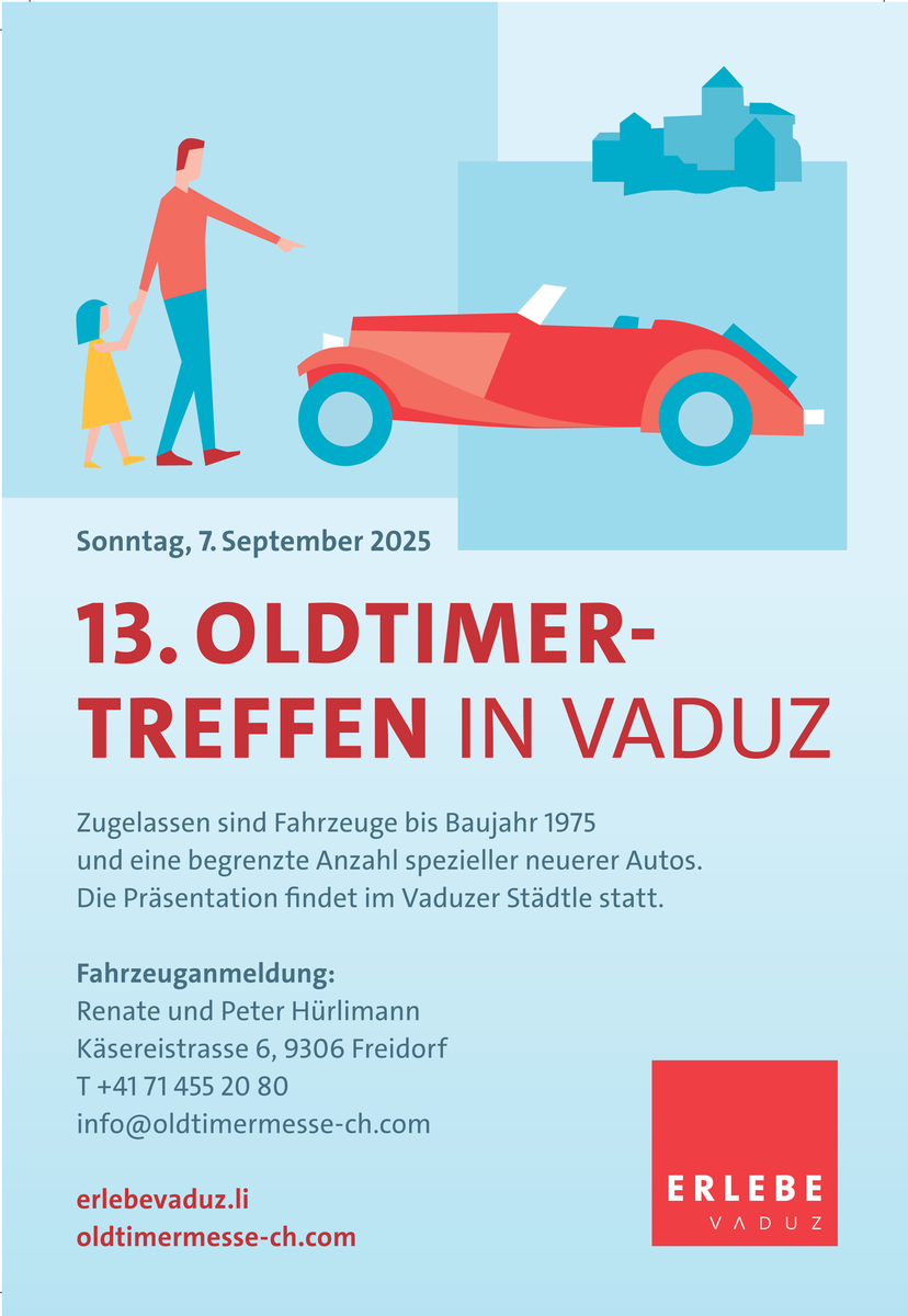 Logo der Veranstaltung «13. Oldtimertreffen Vaduz»