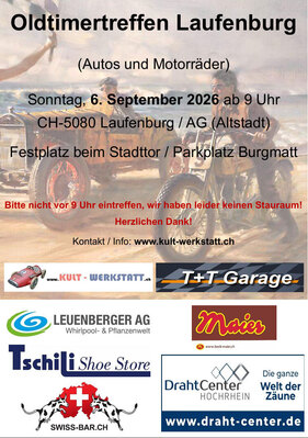 Logo der Veranstaltung «Oldtimertreffen Laufenburg»