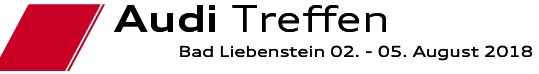 Logo der Veranstaltung «5. Internationales ADAC Audi Treffen in Bad Liebenstein»