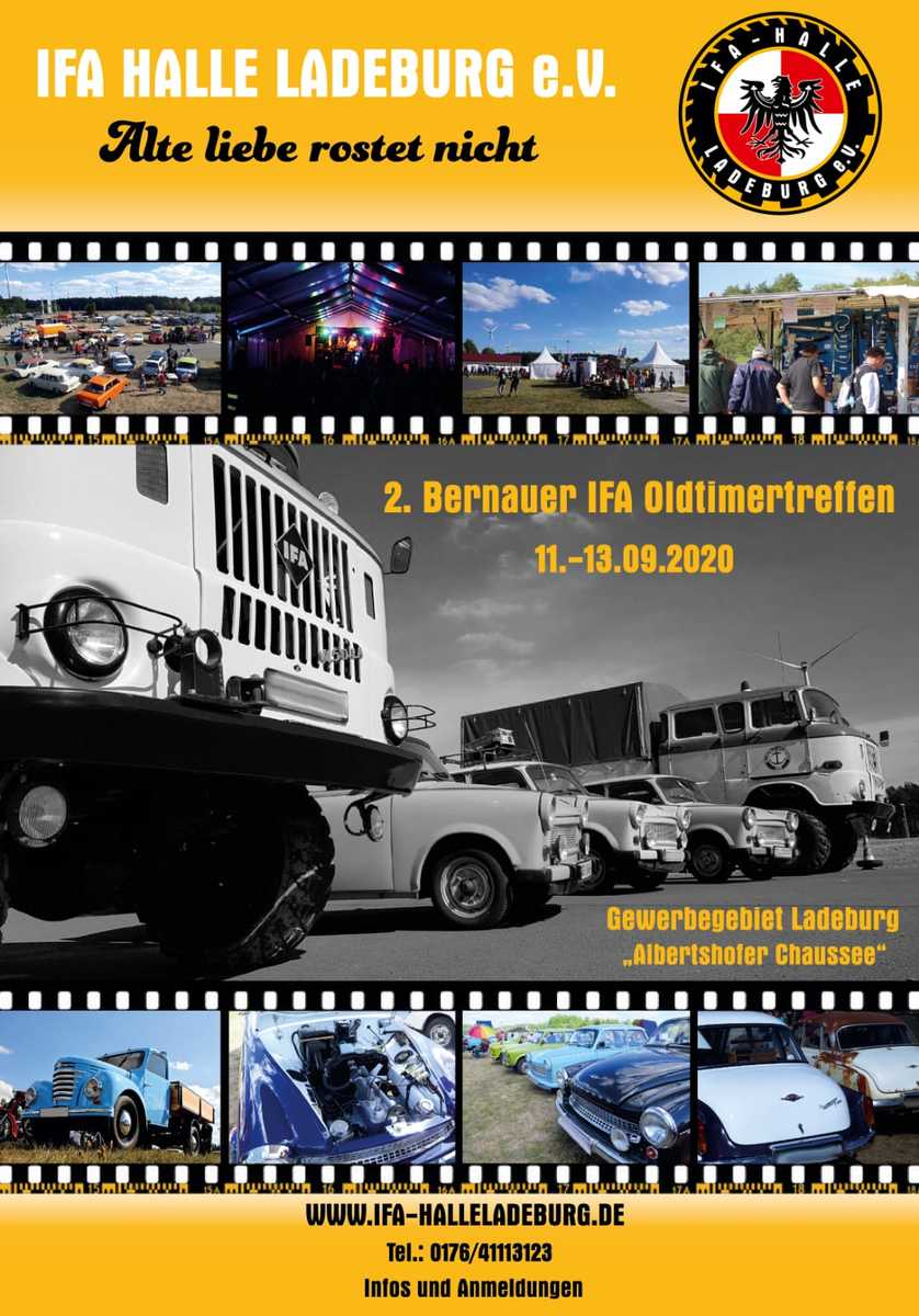 Logo der Veranstaltung «2. Bernauer IFA Oldtimertreffen»