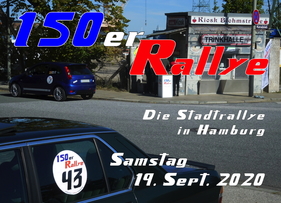 Logo der Veranstaltung «150er Rallye - Die Stadtrallye in Hamburg»