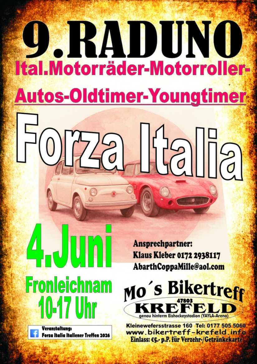 Logo der Veranstaltung «Forza Italia»
