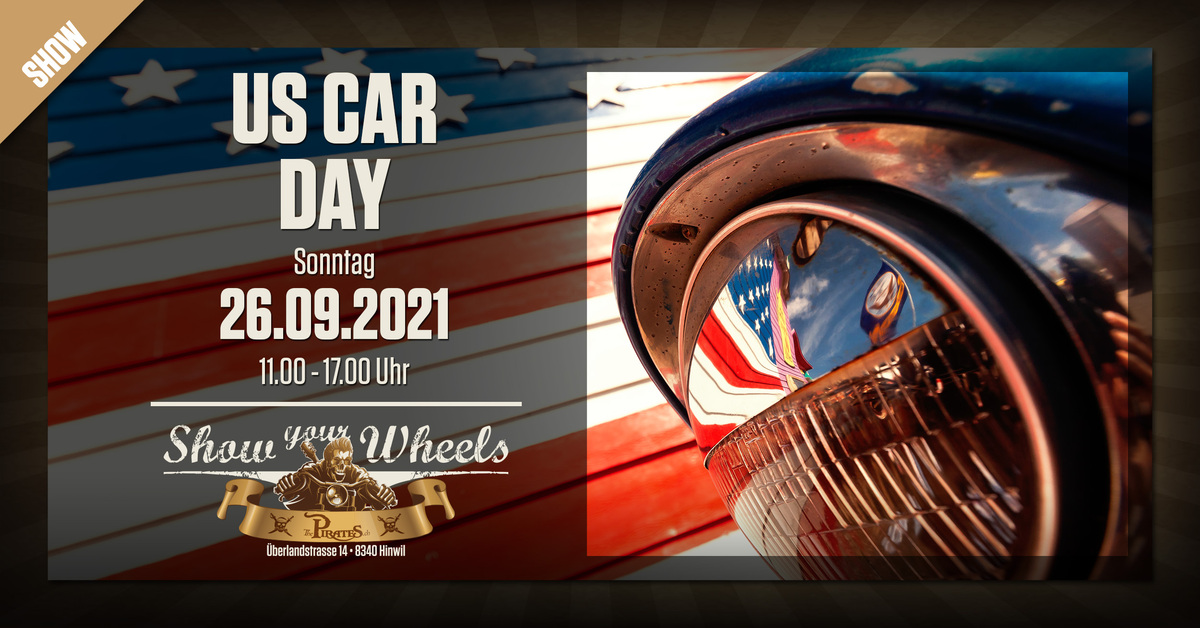 Logo der Veranstaltung «Show your Wheels! US Car Day»