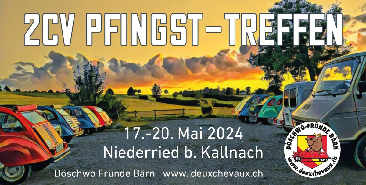 Logo der Veranstaltung «Nationales 2CV Pfingst - Treffen»