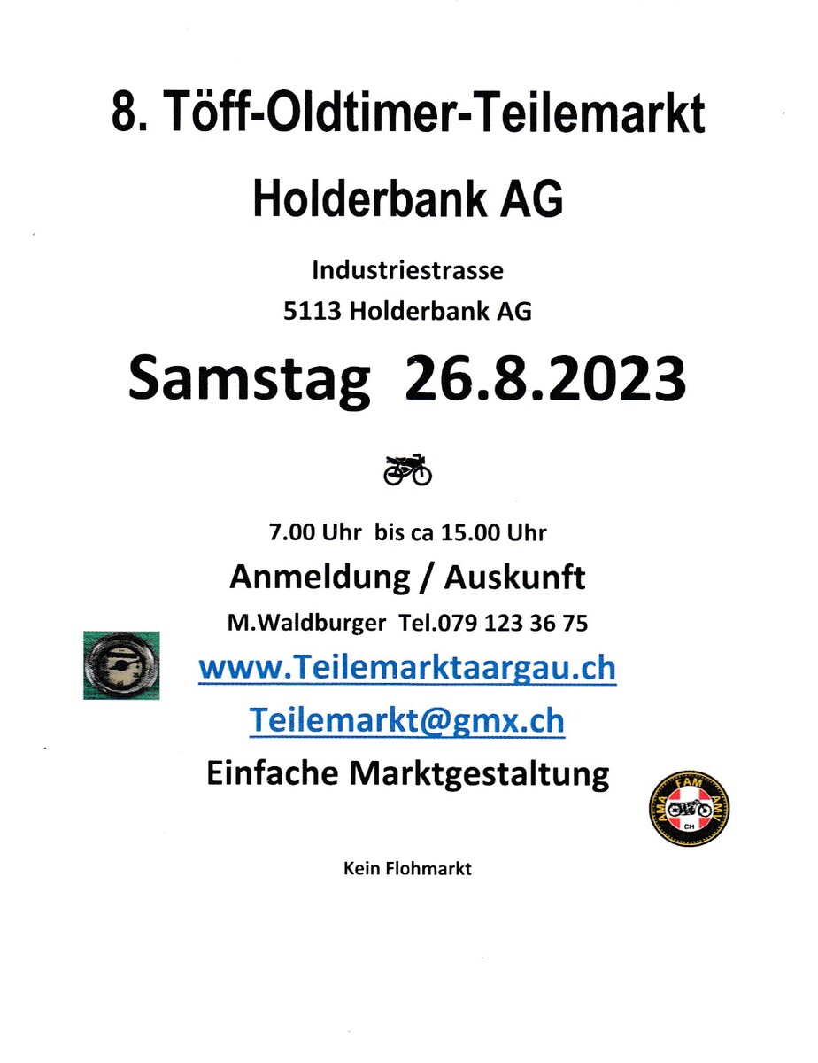 Logo der Veranstaltung «8.Töff-Oltdimer-Teilemarkt»