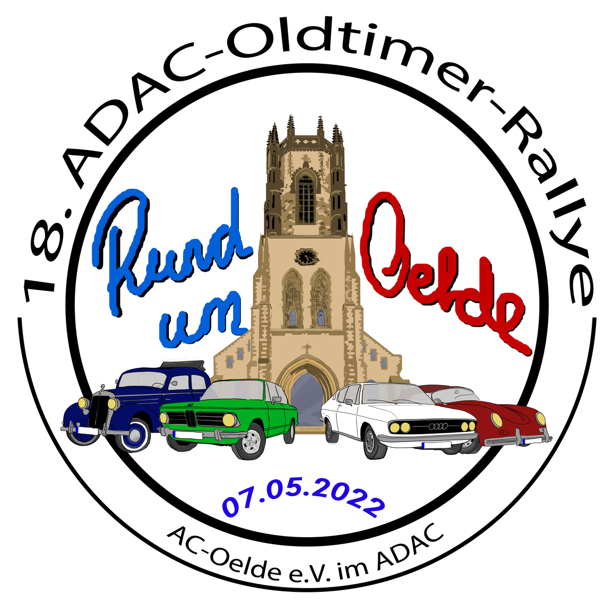 Logo der Veranstaltung «18. ADAC-Oldtimer Rallye "Rund um Oelde"»