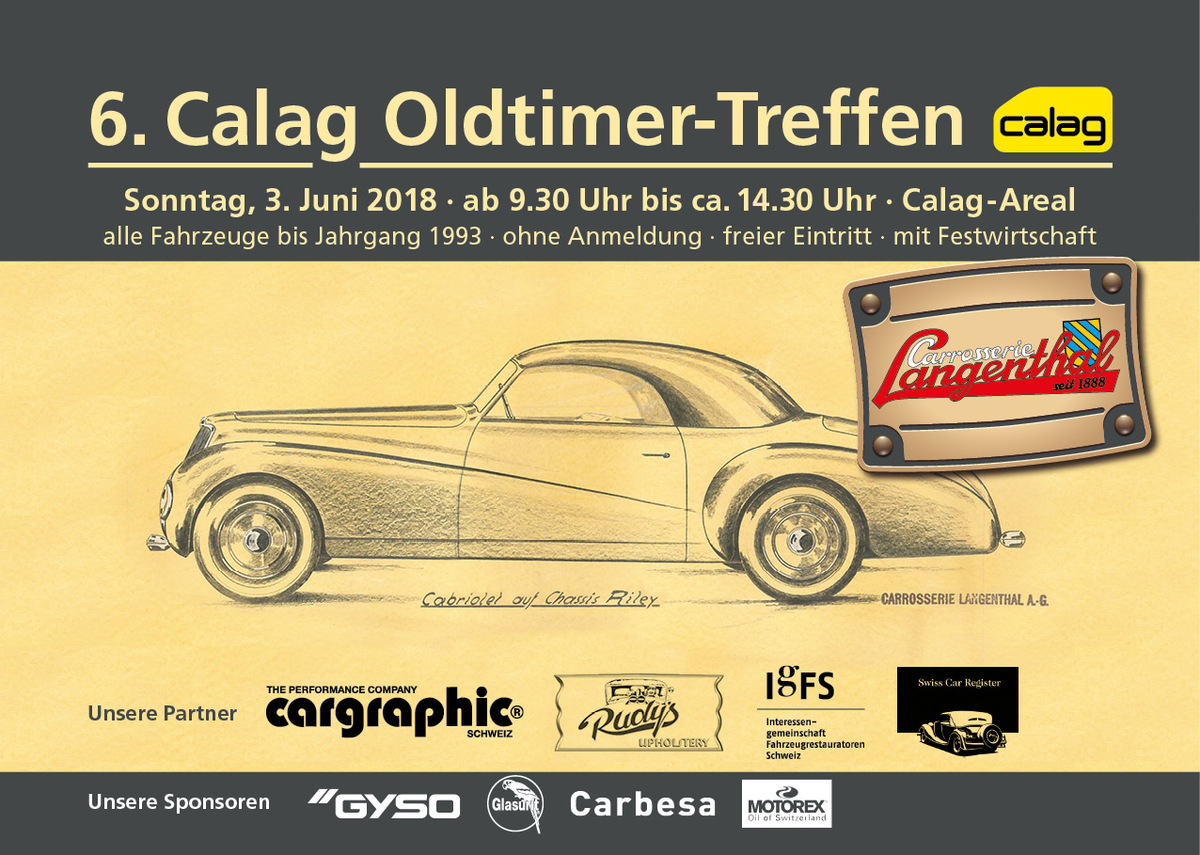 Logo der Veranstaltung «6. Calag Oldtimer-Treffen»