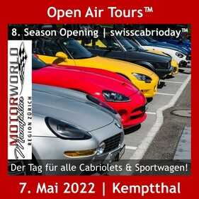 Logo von 8. Open Air Tours Season Opening | Der Tag für alle Cabriolets und Sportwagen!