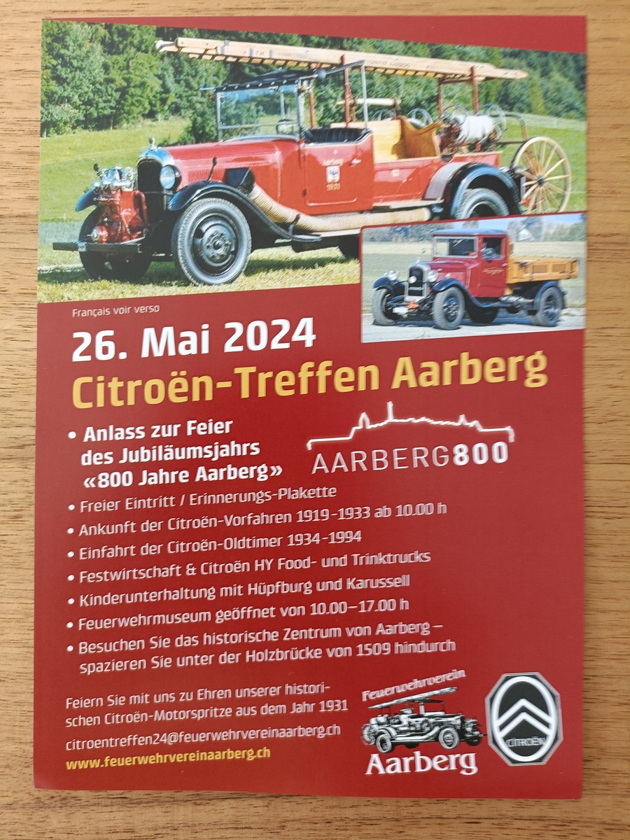 Logo der Veranstaltung «Citroën Treffen»