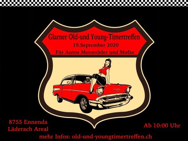Logo der Veranstaltung «Glarner Old-und-Youngtimertreffen»