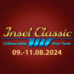 Logo der Veranstaltung «Insel Classic - Oldtimerwelten Uhyst/Spree» Logo der Veranstaltung «Insel Classic - Oldtimerwelten Uhyst/Spree»