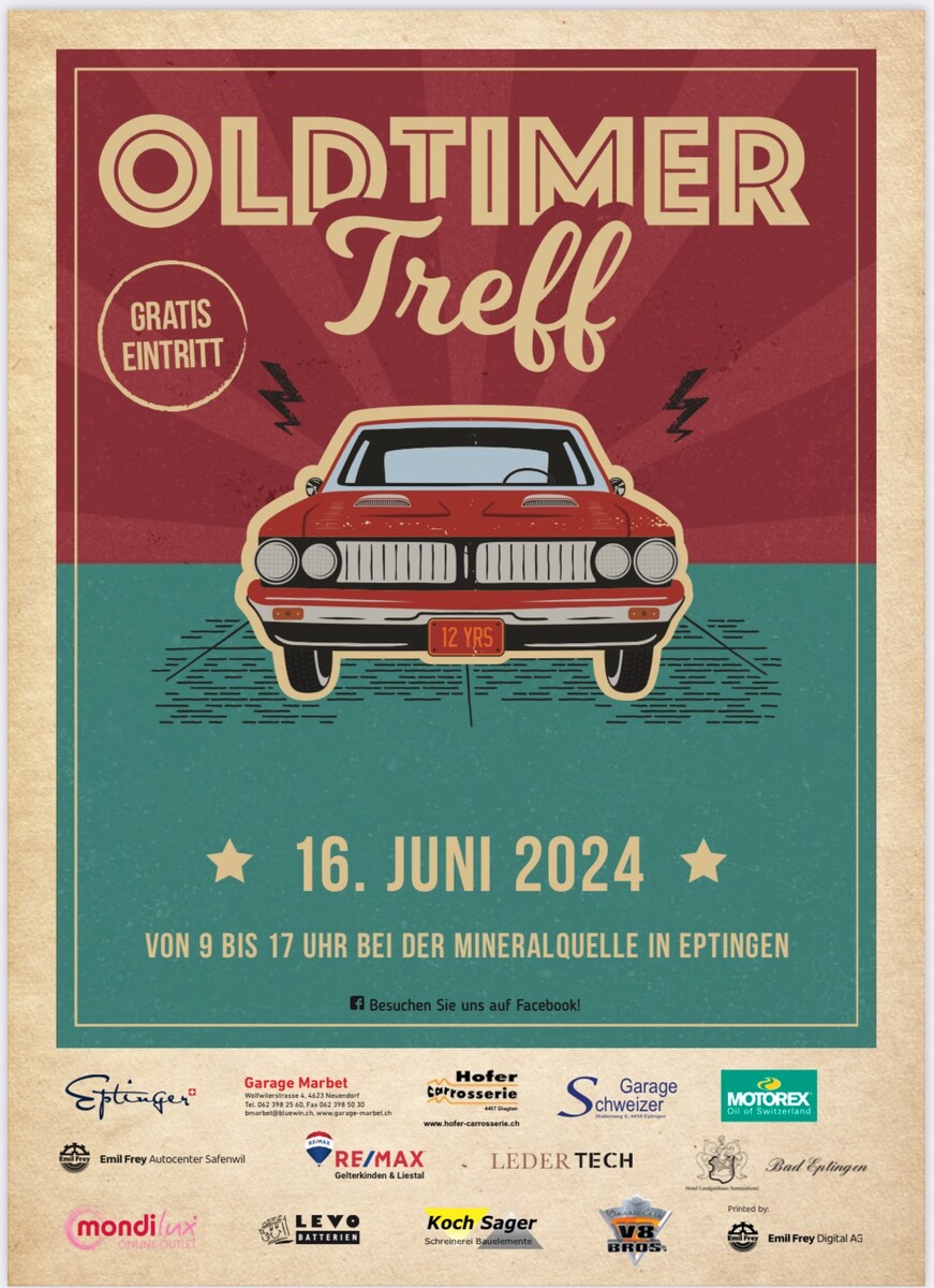Logo der Veranstaltung «12. Oldtimer-Treffen Eptingen»