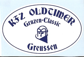 Logo der Veranstaltung «14. KFZ Oldtimer Treffen in Greussen»