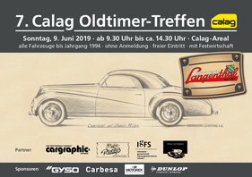 Logo der Veranstaltung «7. Calag Oldtimer-Treffen in Langenthal» Logo der Veranstaltung «7. Calag Oldtimer-Treffen in Langenthal»