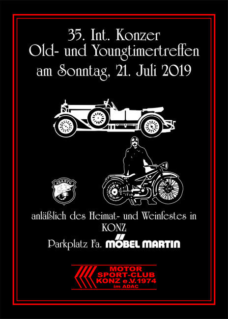 Logo der Veranstaltung «35. Int. Konzer Old- und Youngtimertreffen»