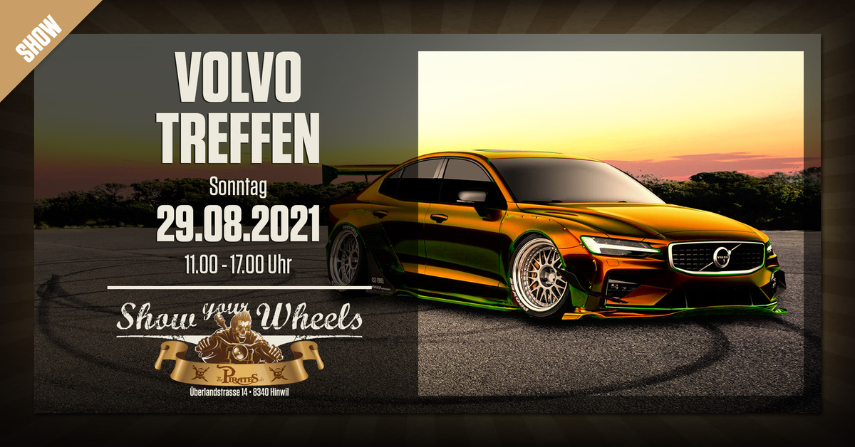 Logo der Veranstaltung «Show your Wheels! Volvo Treffen»