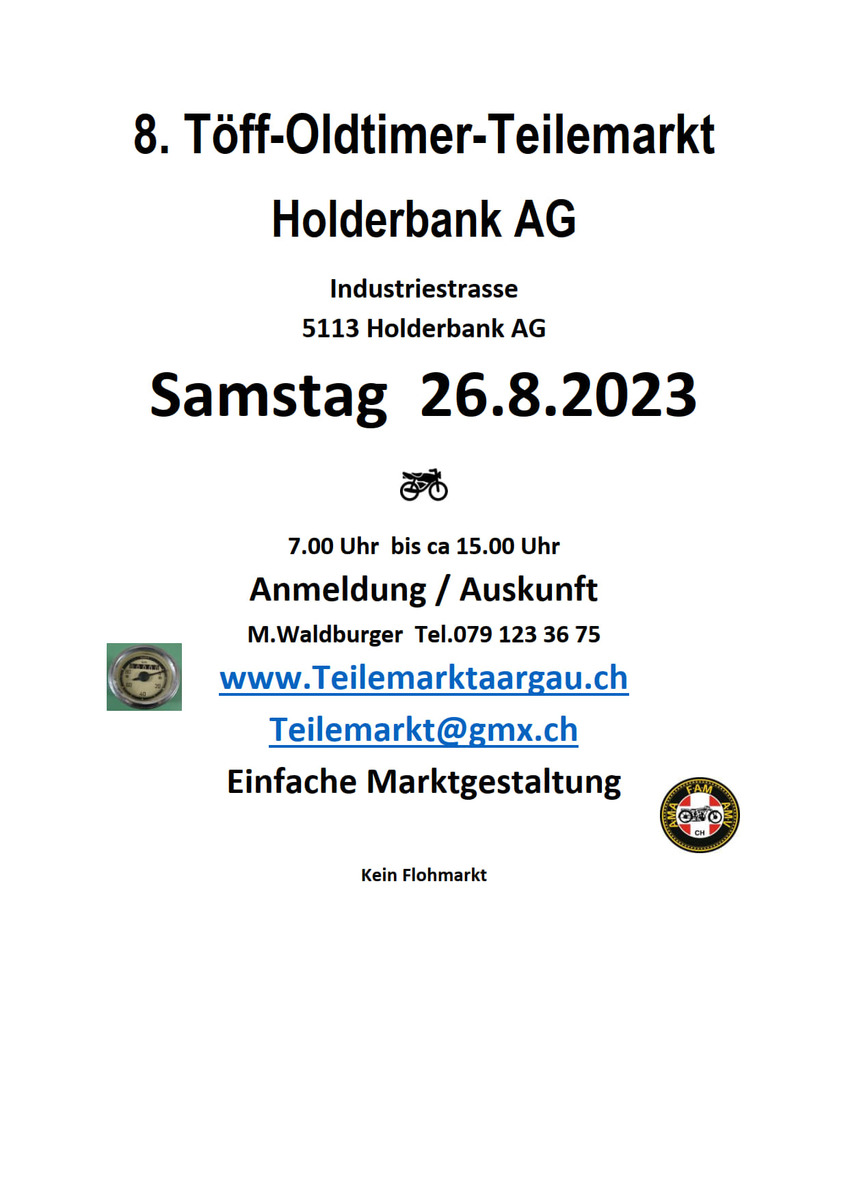 Logo der Veranstaltung «8.Töff-Oltdimer-Teilemarkt»