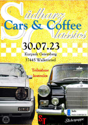 Logo der Veranstaltung «Südharz Classics Cars & Coffee» Logo der Veranstaltung «Südharz Classics Cars & Coffee»