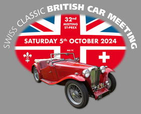 Logo der Veranstaltung «Swiss Classic British Car Meeting St-Prex»