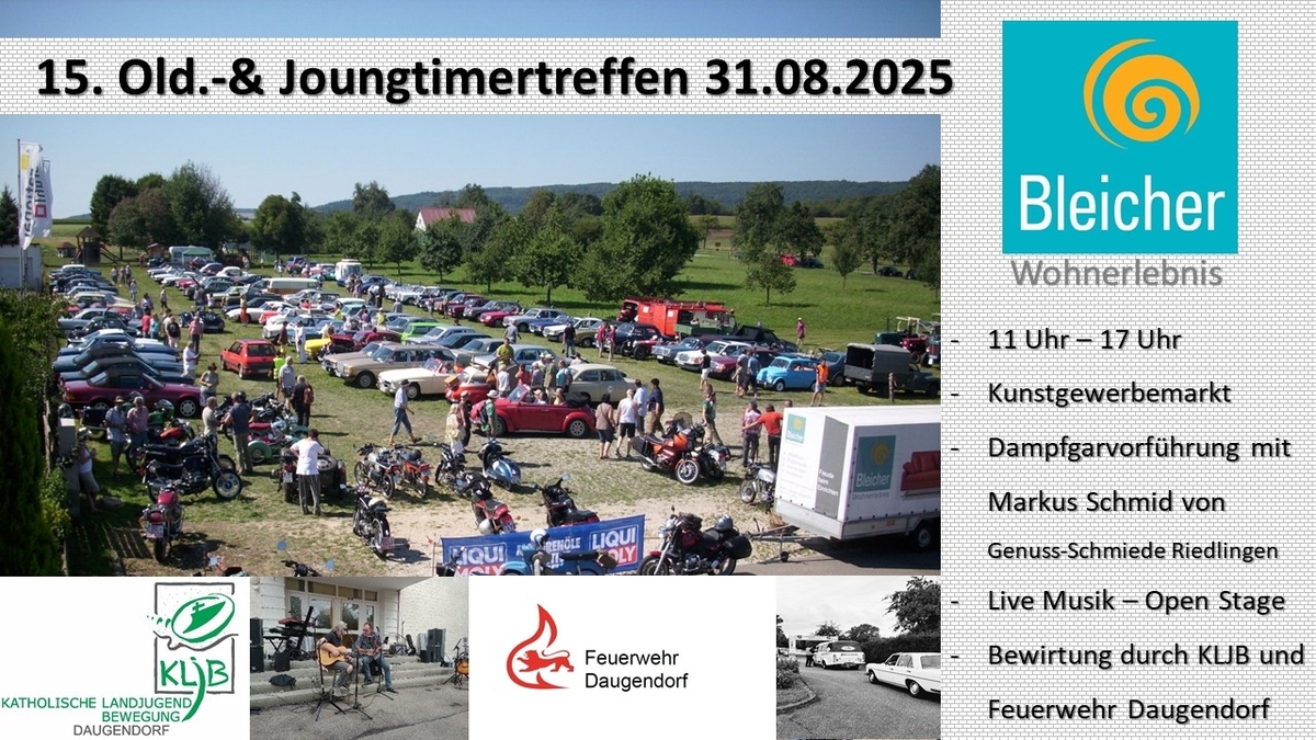 Logo der Veranstaltung «15. Old-&Youngtimertreffen Daugendorf»