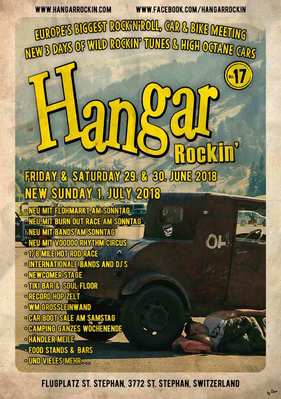 Logo der Veranstaltung «Hangar Rockin Festival»