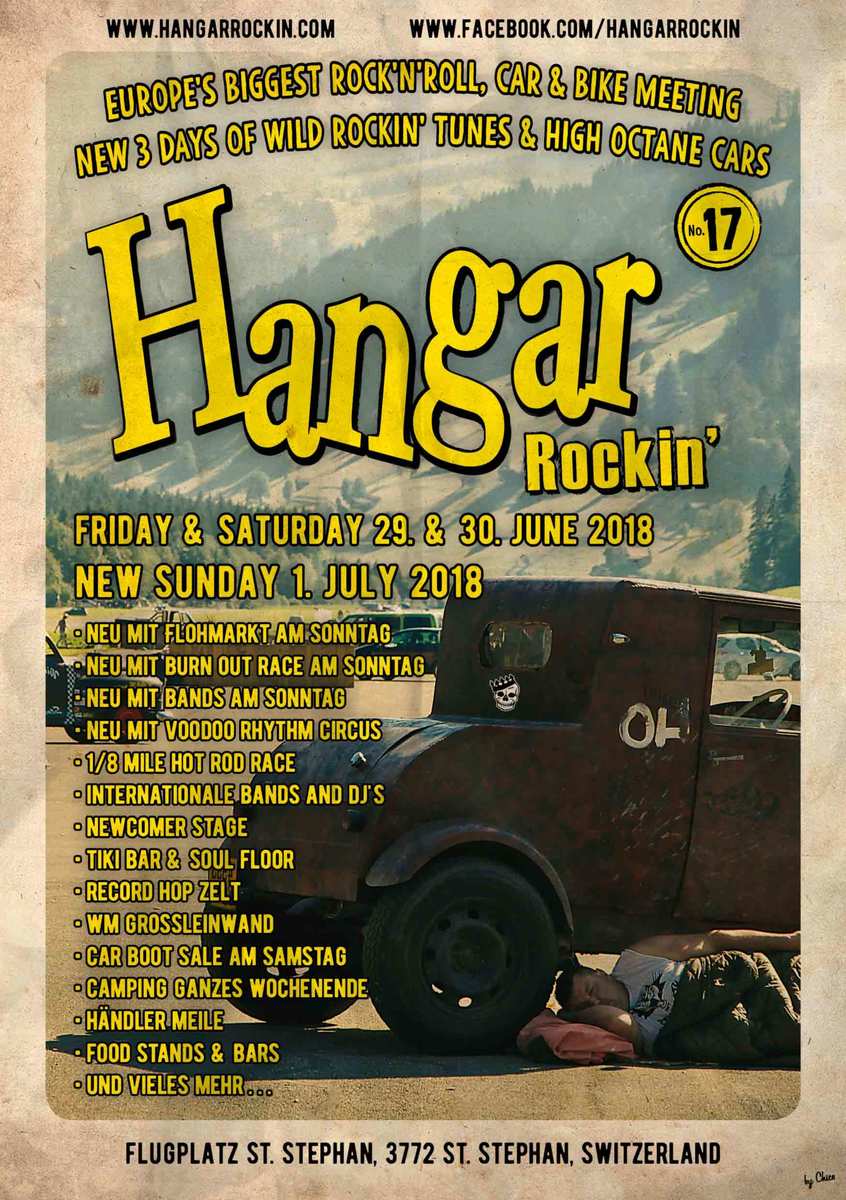 Logo der Veranstaltung «Hangar Rockin Festival»