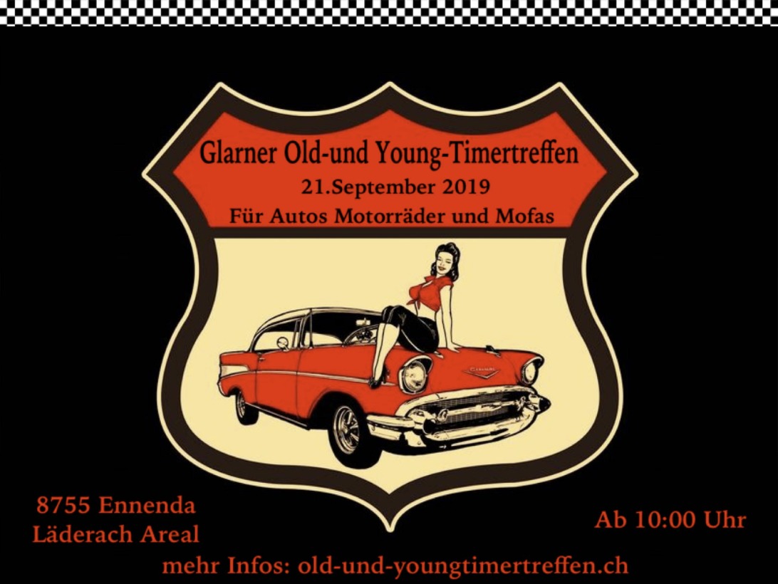 Logo der Veranstaltung «Glarner Old- und Youngtimertreffen»