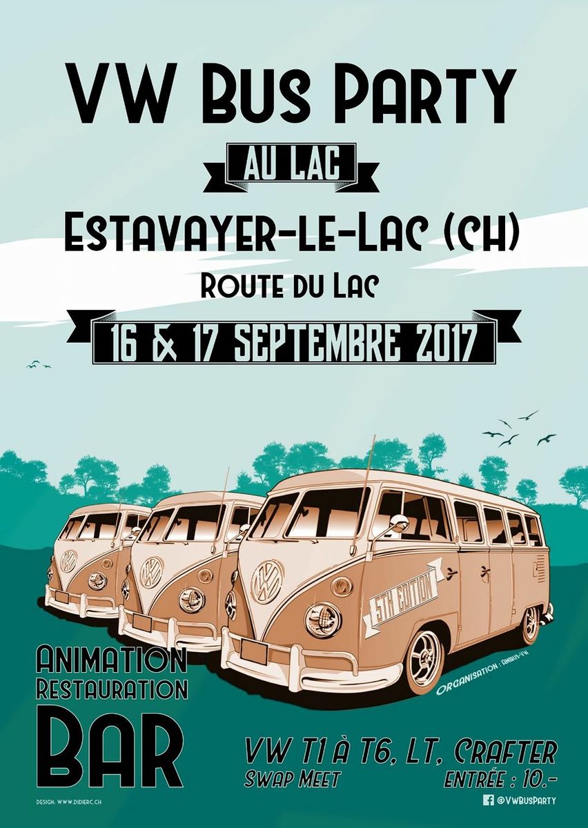 Logo der Veranstaltung «5. VW-Bus-Party»