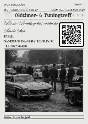Logo der Veranstaltung «2. Burgstädter Oldtimer und Tuning Treff» Logo der Veranstaltung «2. Burgstädter Oldtimer und Tuning Treff»
