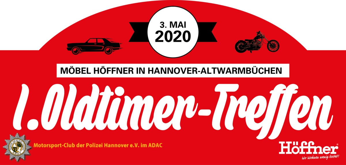 Logo der Veranstaltung «1. Oldtimertreffen bei Möbel Höffner»