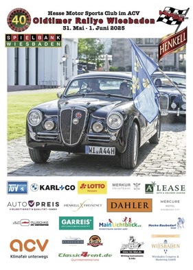 Logo der Veranstaltung «40. HMSC Oldtimer Rallye Wiesbaden»