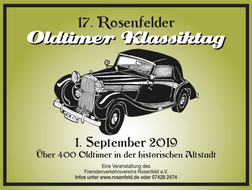 Logo der Veranstaltung «17. Rosenfelder Klassiktag»