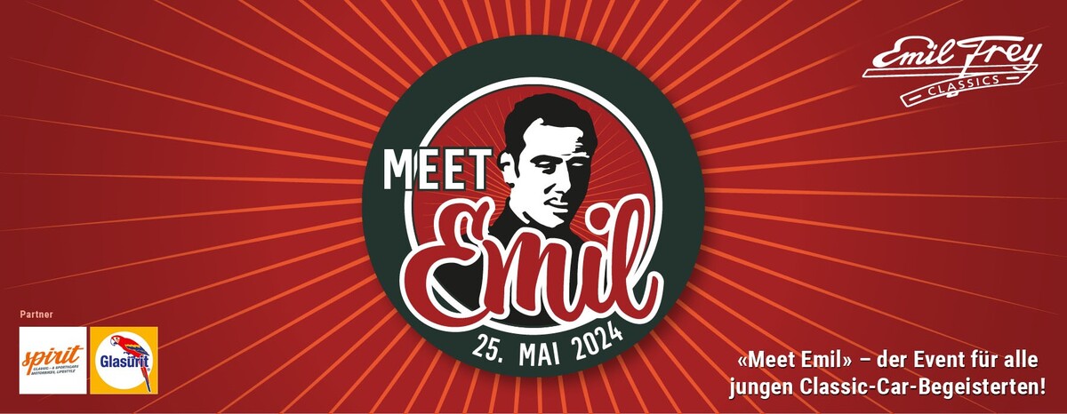 Logo der Veranstaltung «Meet Emil»