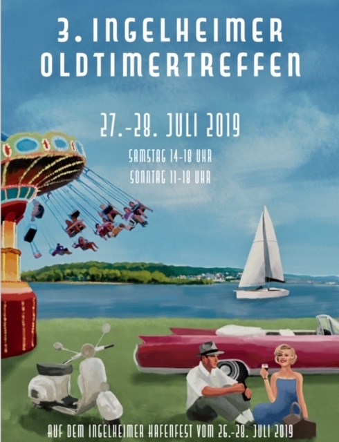 Logo der Veranstaltung «3. Ingelheimer Oldtimertreffen auf dem Hafenfest»