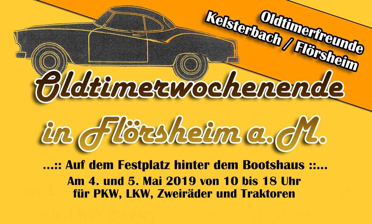 Logo der Veranstaltung «9. Oldtimerwochenende in Flörsheim am Main»